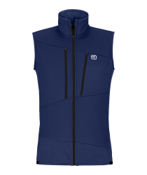 Vesta ORTOVOX Fleece Grid Vest Men's Blue Nunatak